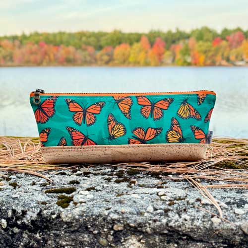 Monarch Zipper Pouch