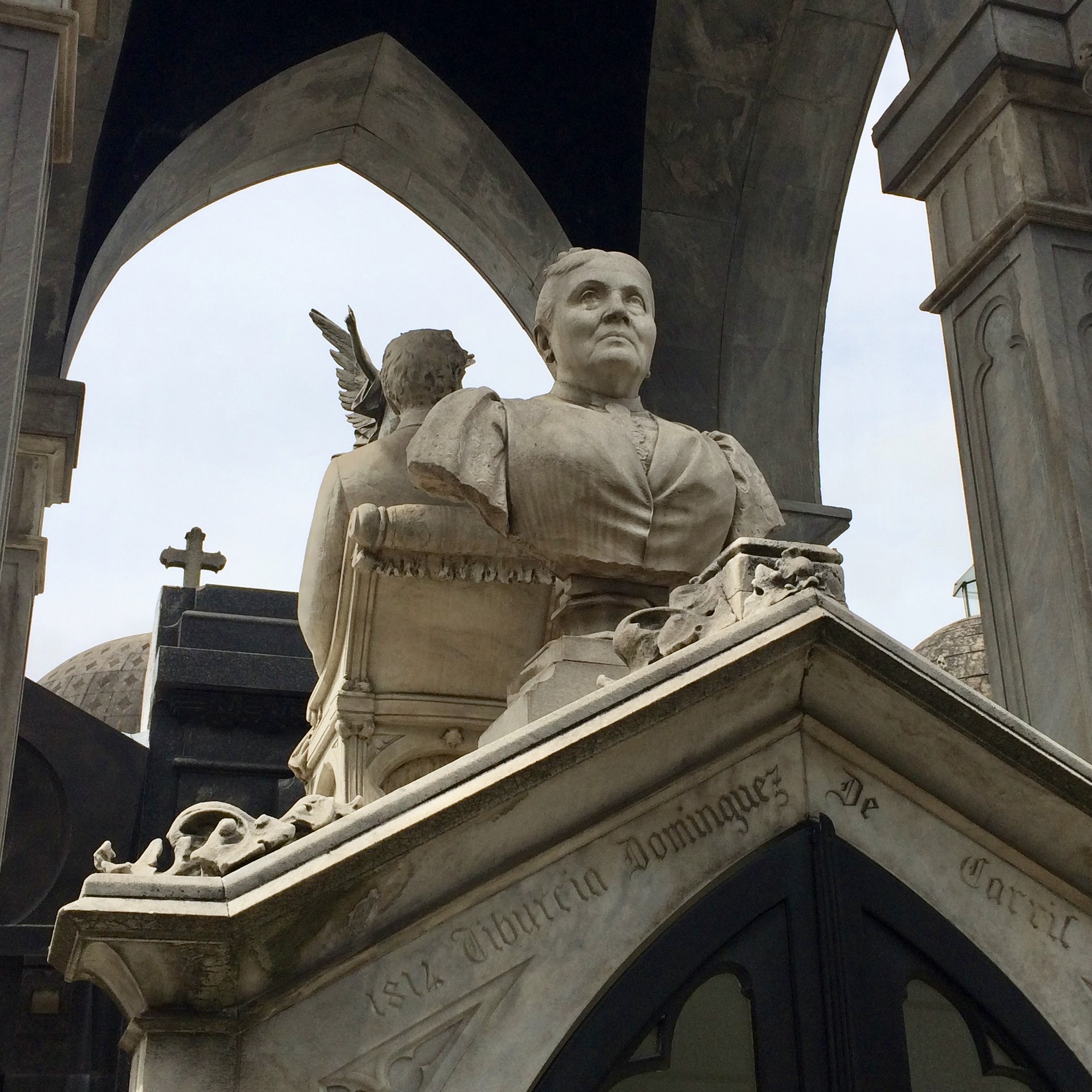 Tiburcia tomb, La Recoleta Cemetery, Buenos Aires