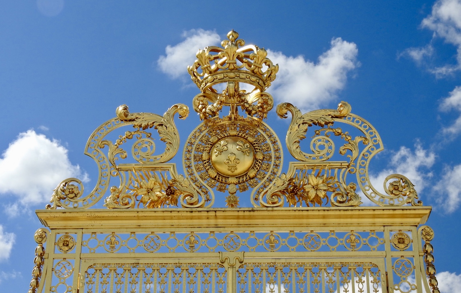 An ornate gate