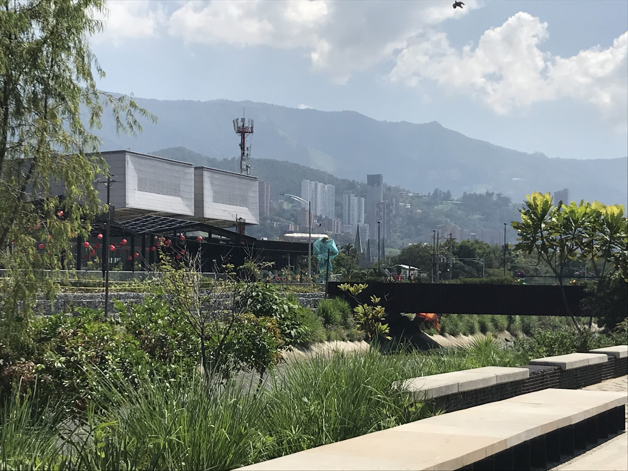 The Parques offer panoramic views of the city.