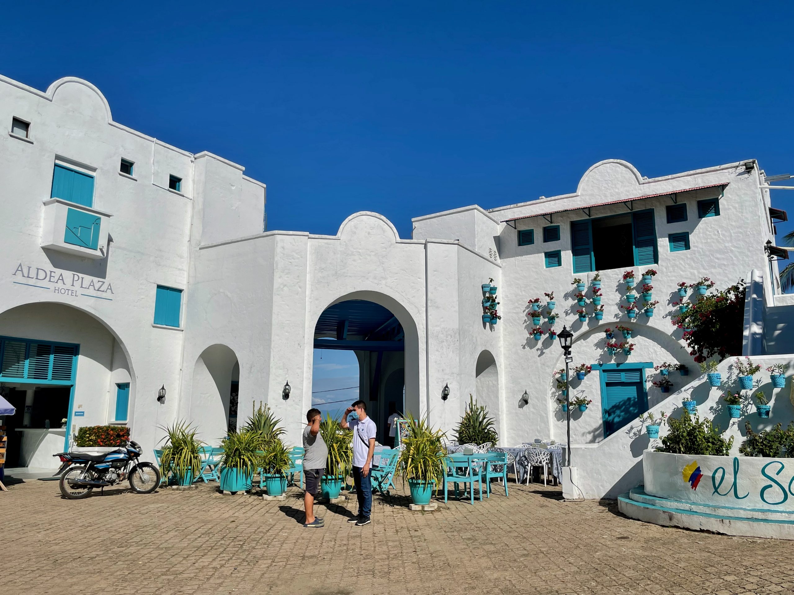 The Hotel Aldea Plaza, where we spent two nights