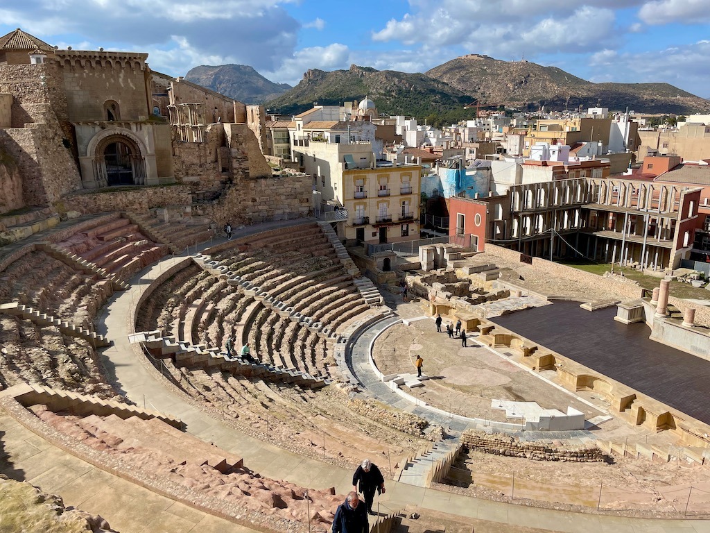 The amazing Roman Theatre in Cartagena