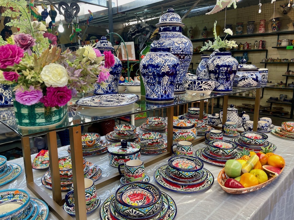 Beautiful ceramics for which the town is known.