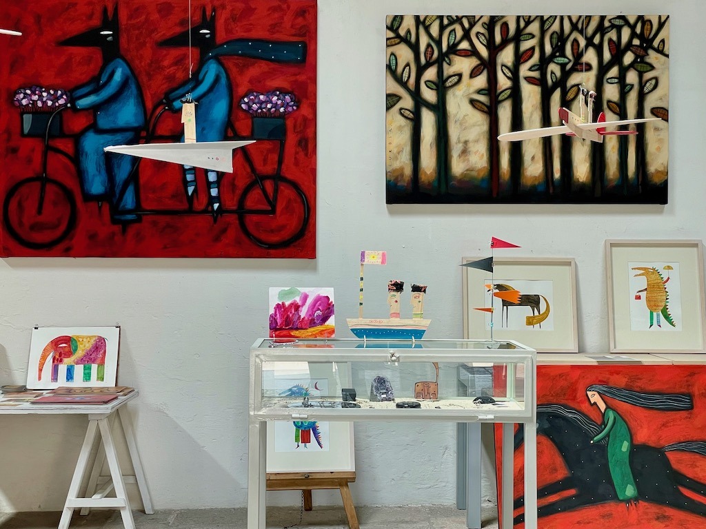 So much interesting art . . .
