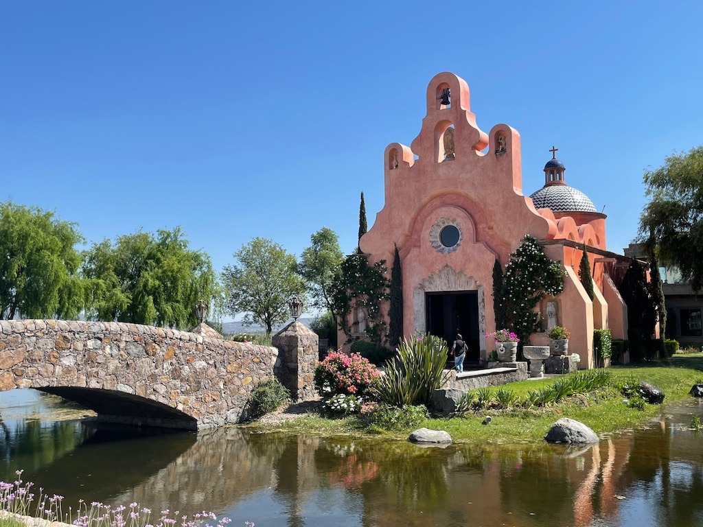 The grounds of Hacienda San Jose Lavista are also gorgeous.