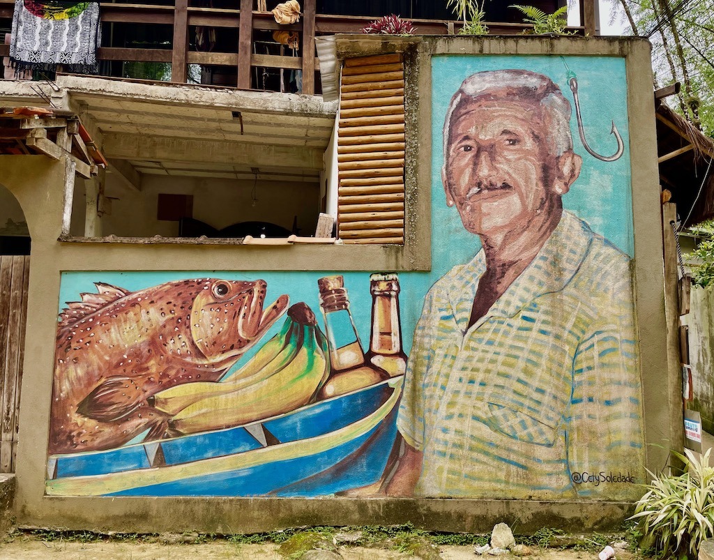 Tribute to a local fisherman