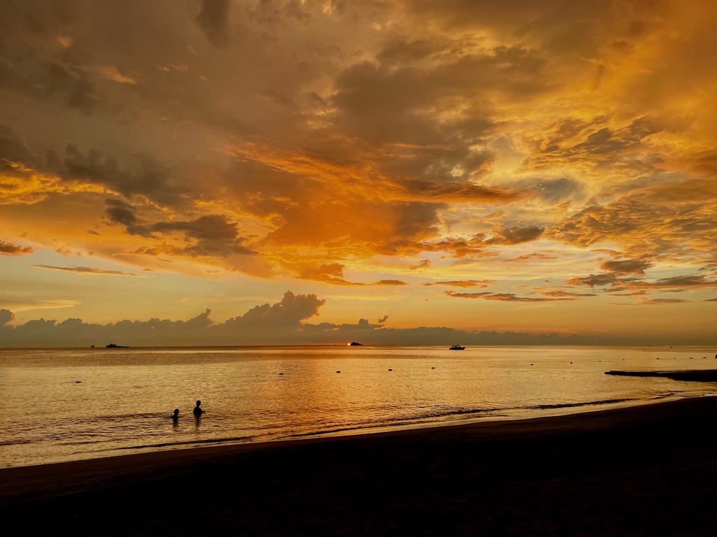 We had gorgeous sunsets every night!