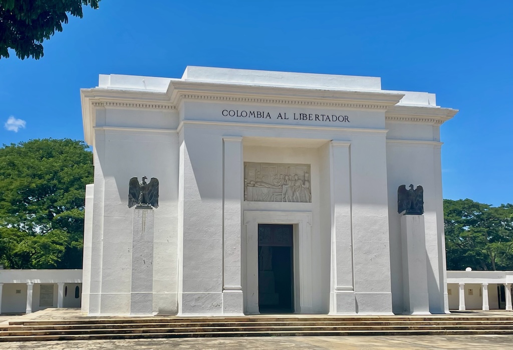 On the grounds of the Quinta is this impressive monument to Bolivar, built in the 1940s.