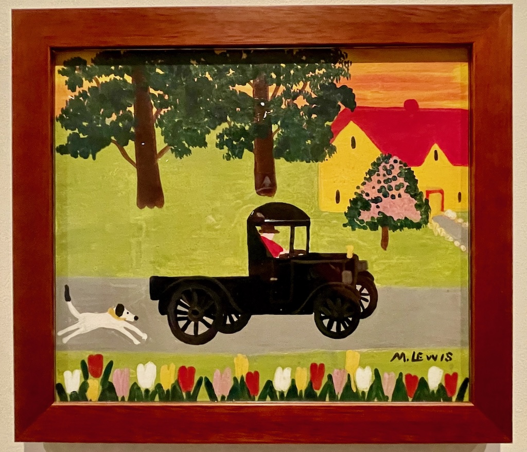 Her art depicted scenes of everyday life in her small town.