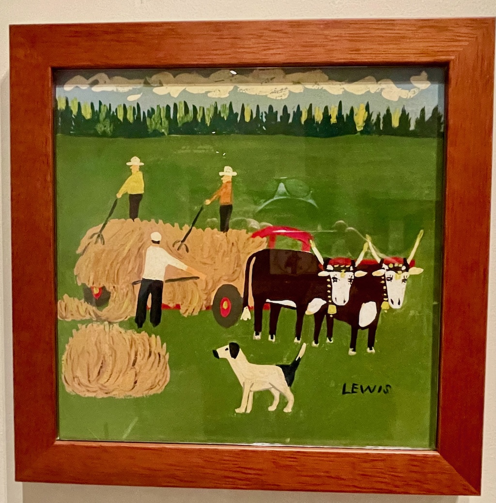 A farming scene . . .