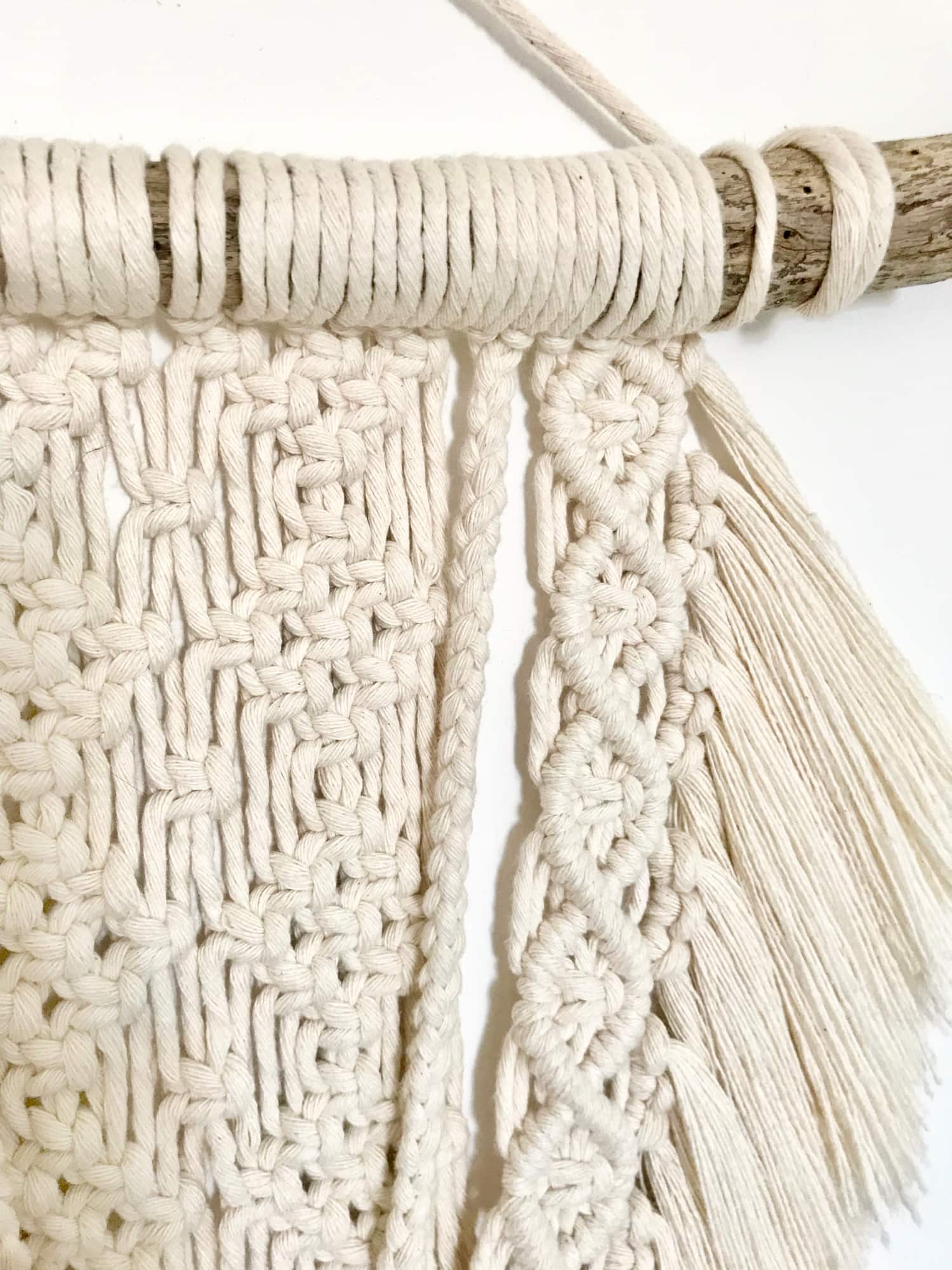 Macramé Mural à Faire Soi Même Tutoriel Tenture Murale en Macramé SPINOSA à télécharger