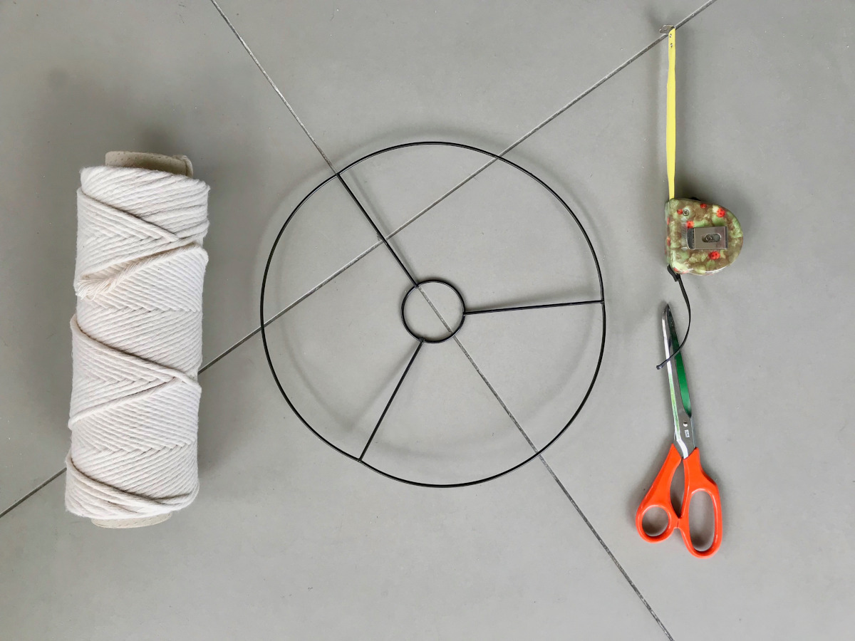 Abat jour En Ficelle à Faire Soi Même Tuto gratuit] Faire un abat-jour en macramé / La Tortue Fait Maison