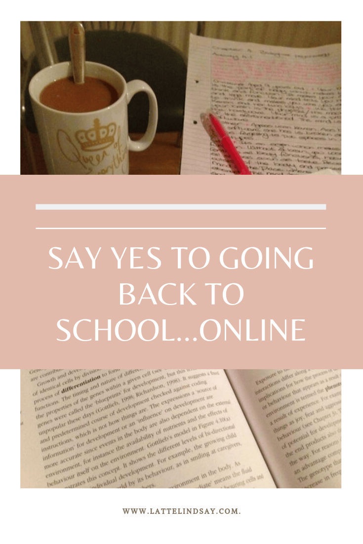 Say Yes To Going Back To School...Online