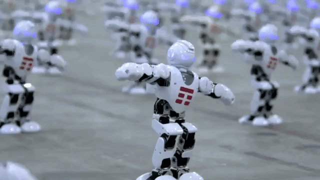 wallpapers Break Dancing Robot Gif laughing squid