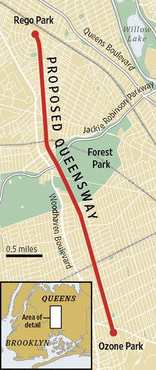 The QueensWay A Proposed Park In Queens Similar To The High Line 2157 