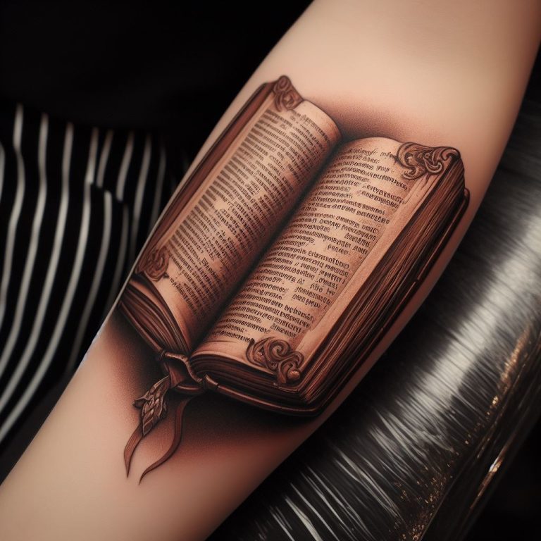 30 book tattoo ideas to inspire your literary ink journey 📚