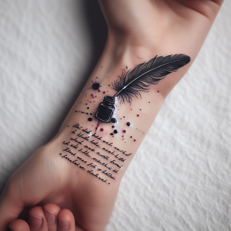 30 book tattoo ideas to inspire your literary ink journey 📚