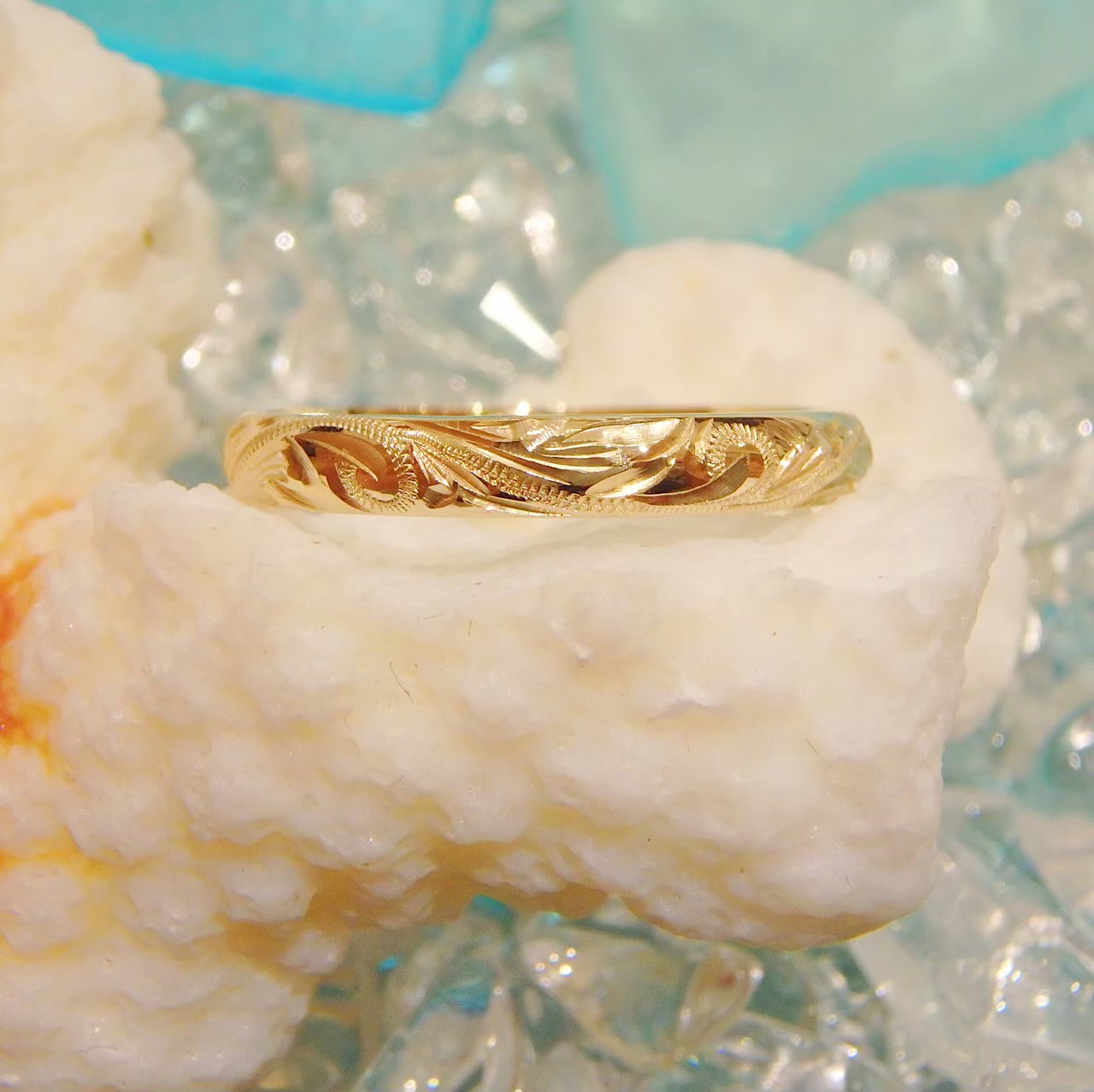 M-1217　イエローゴールドリング