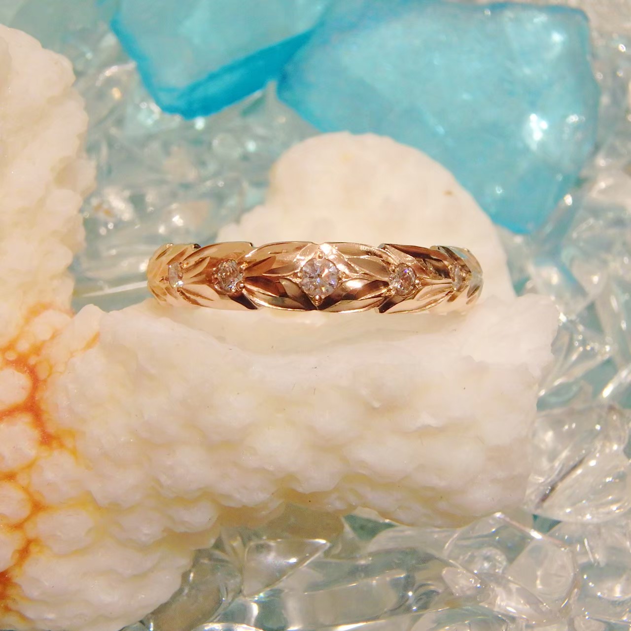 M-9268　ピンクゴールドリング