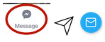 Screenshot of Social Media Message Icons