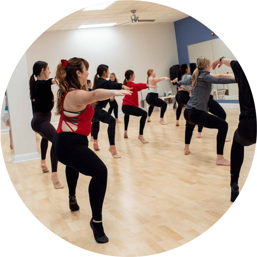 class of dancers