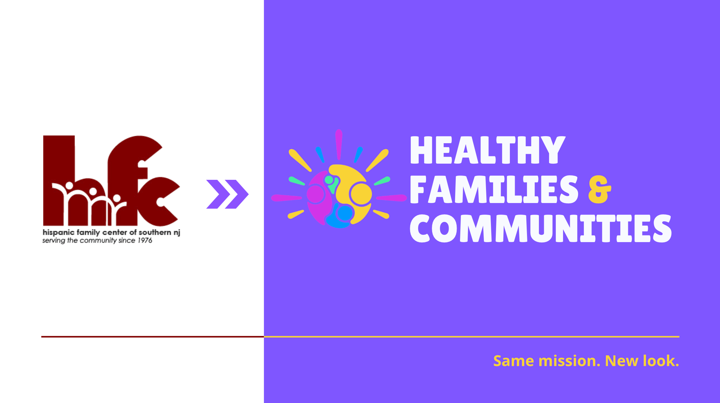 A rebrand for Healthy Families & Communities, formally known as Hispanic Family Center