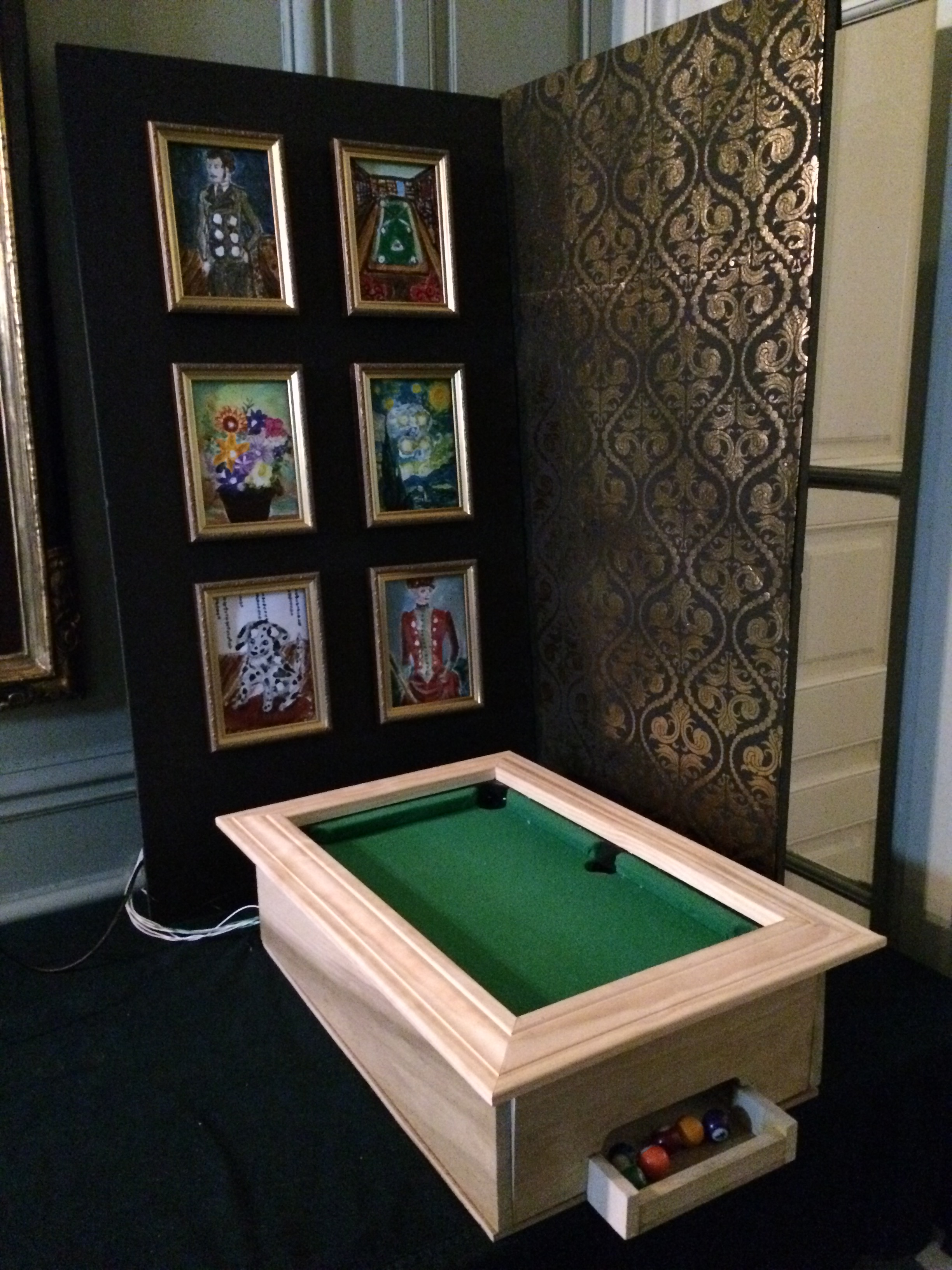 Final setup of puzzle