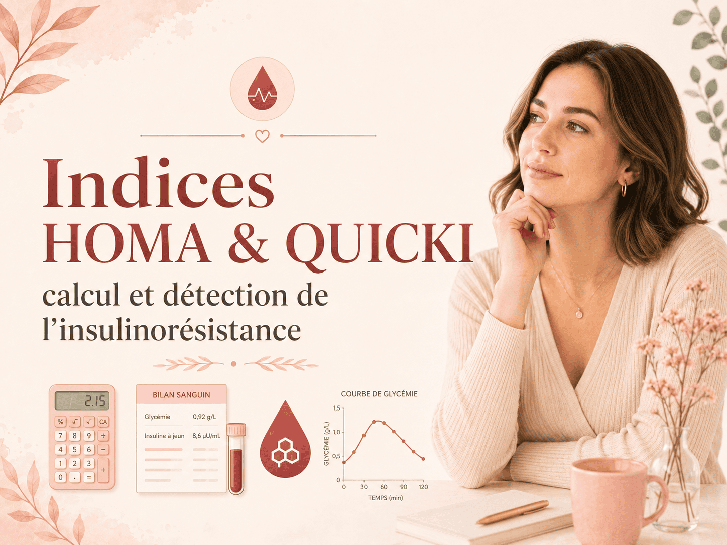 HOMA-IR : comment lire et calculer cet indice, comprendre le QUICKI et repérer les signes possibles d’une insulinorésistance.