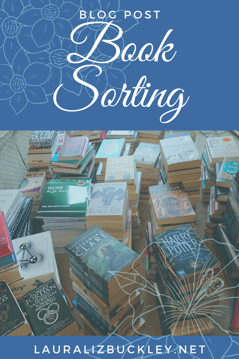 Book Sorting: Picture of my stacks of books