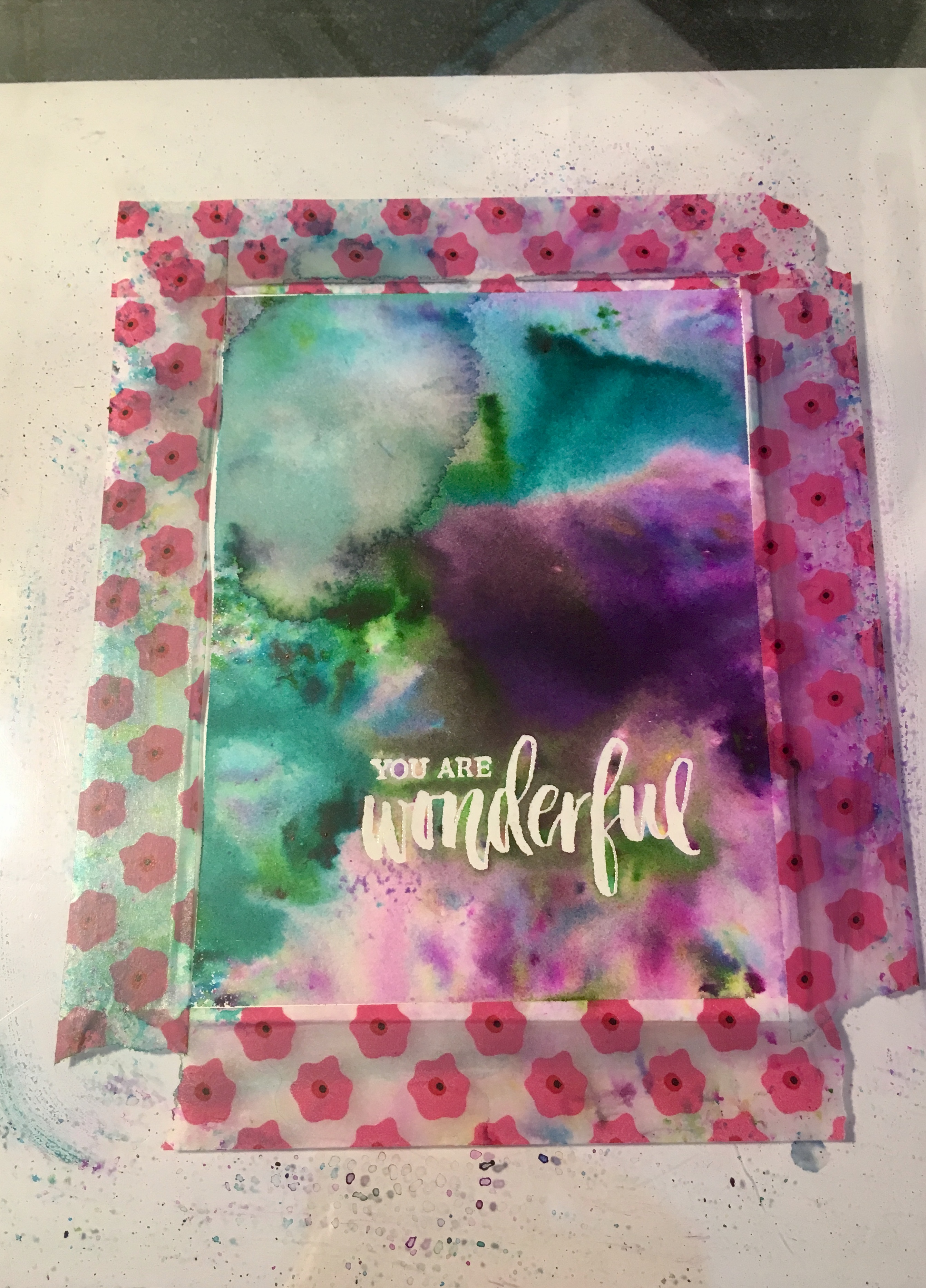 How to use color bursts Watercolor Powders • Laura’s Craft Closet