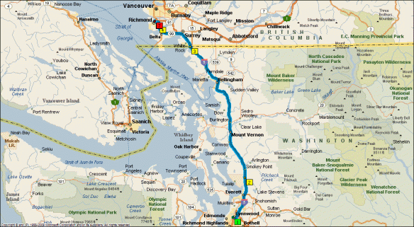 Day 14 - Seattle, WA to Richmond, BC