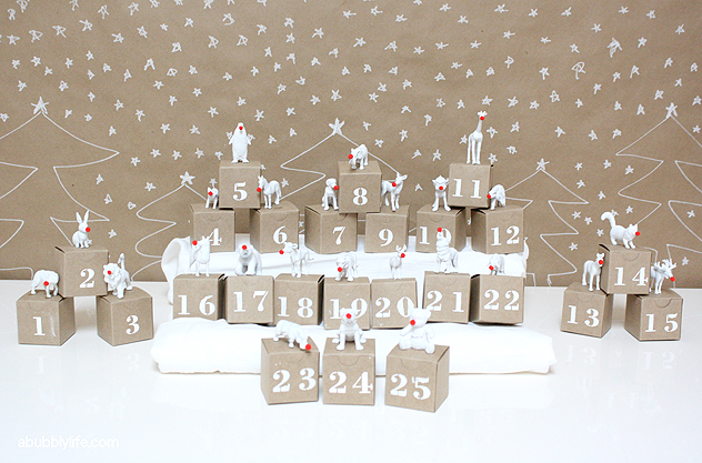 DIY Advent Calendar A Bubbly Life DIY Advent Calendar A Bubbly Life