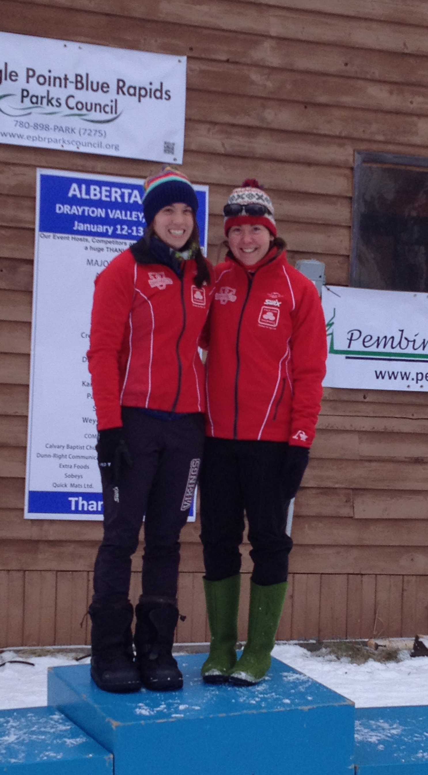 MZ and I on the podium!