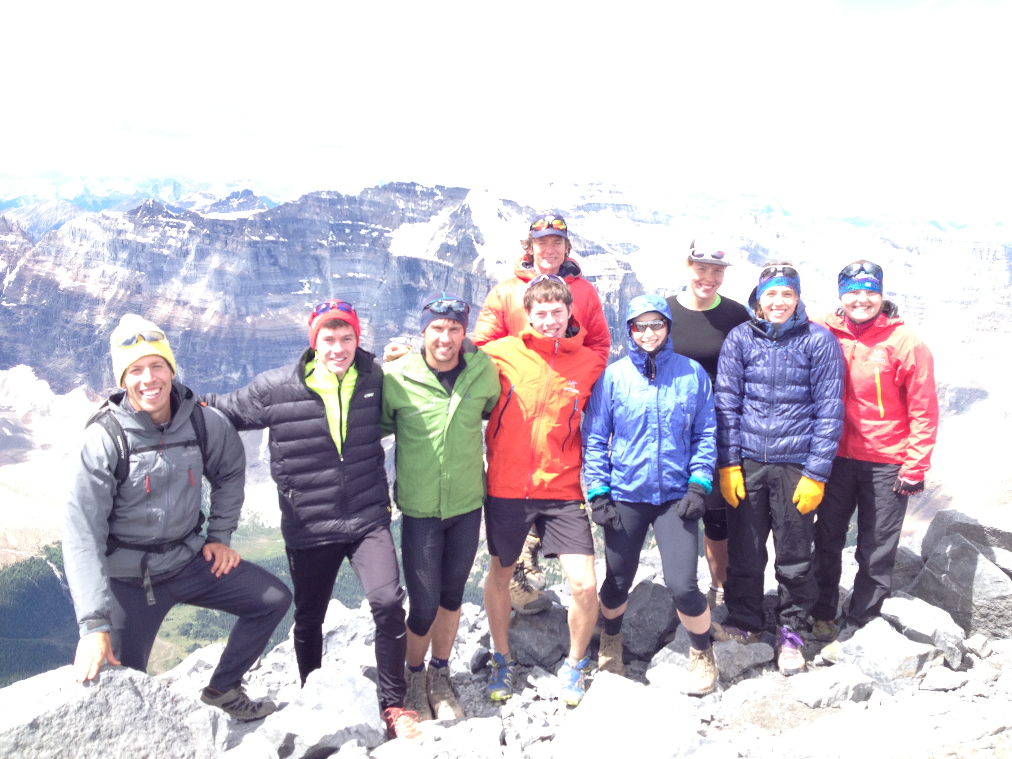On the top of Mt. Temple