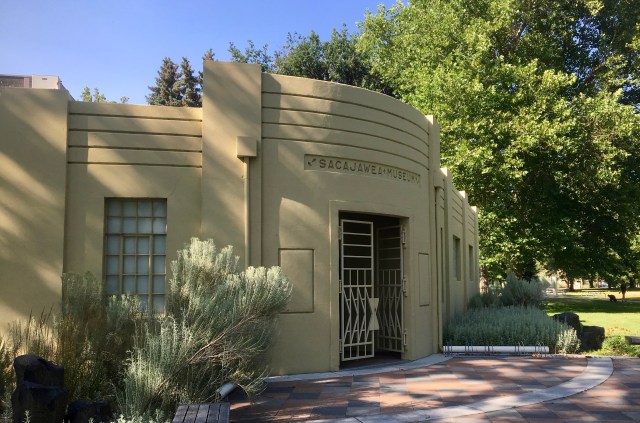 Built by the Works Progress Administration in 1938 as the Sacajawea Museum, this Art Moderne gem has been called an interpretive center since a mid-1970s remodel. (Mr. Adventure photo)