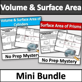 Volume Surface Area Activity Bundle Lauren Fulton Math