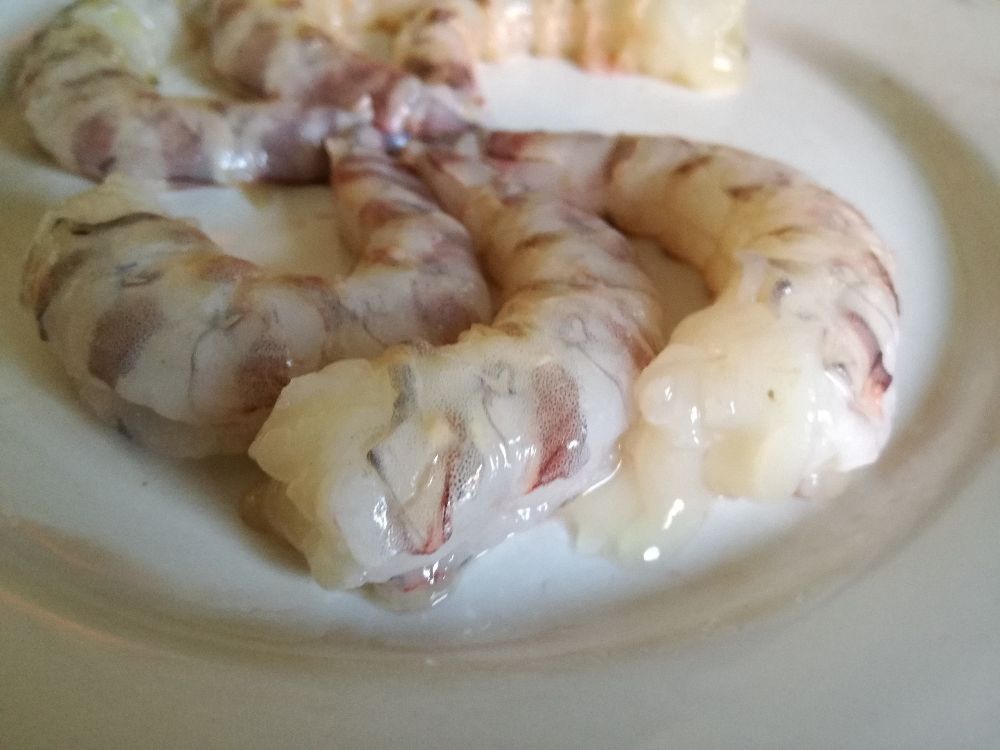 Spaghettoni con mazzancolle e sughetto di pomodorini grigliati