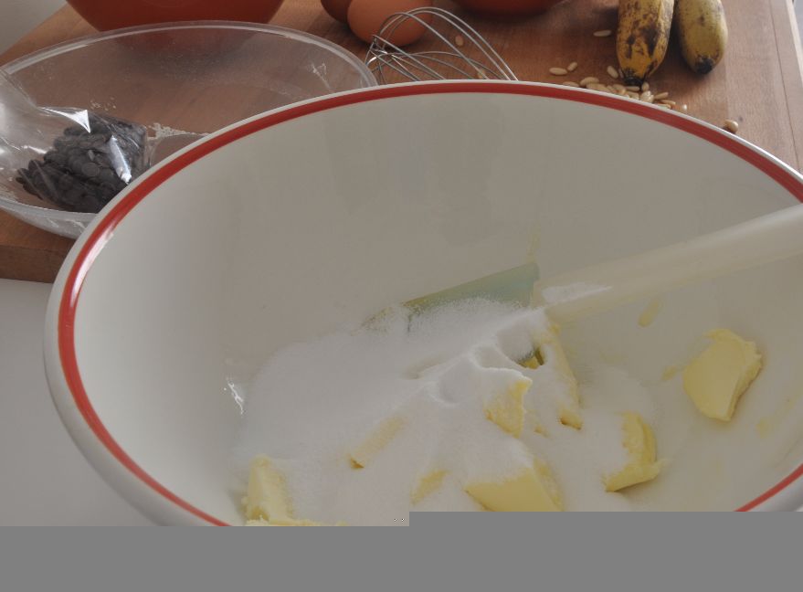 Ingredienti per il banana bread