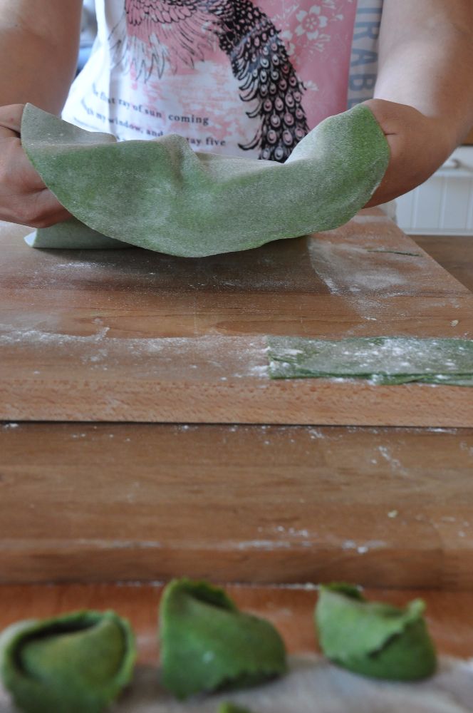 Pasta all'uovo verde