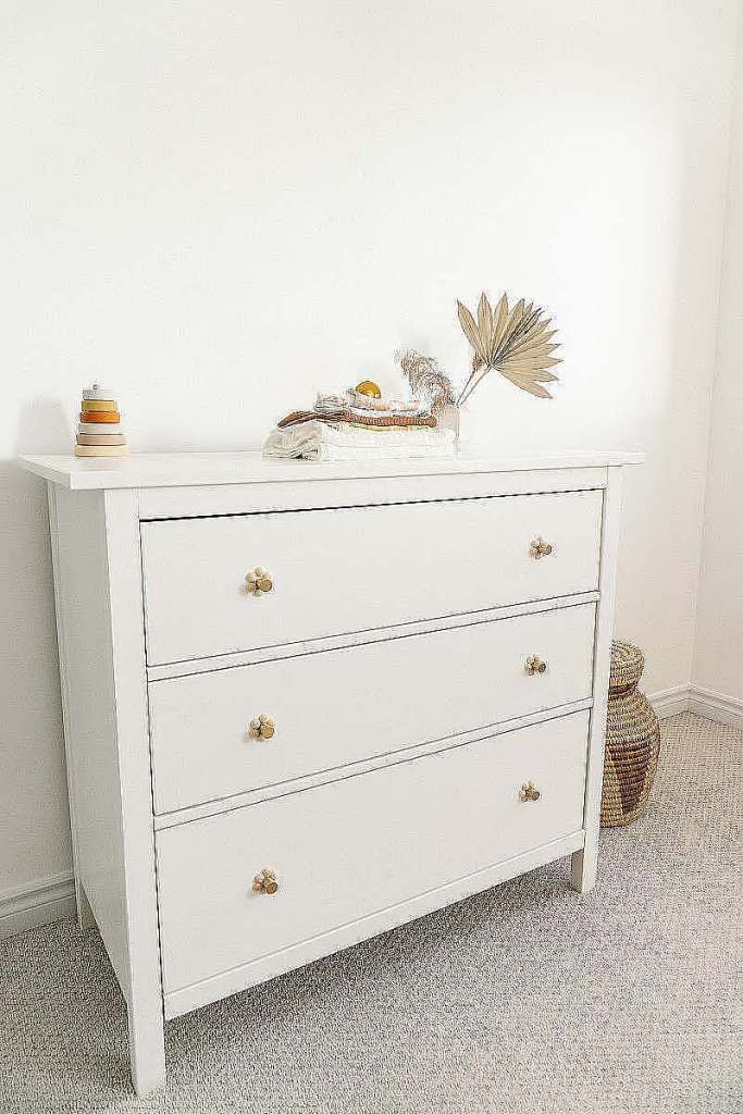 hemnes dresser gold knobs Spring One Room Challenge Week 3: Simple Ikea Hack for the Nursery » Lavender Julep 3d feather dress