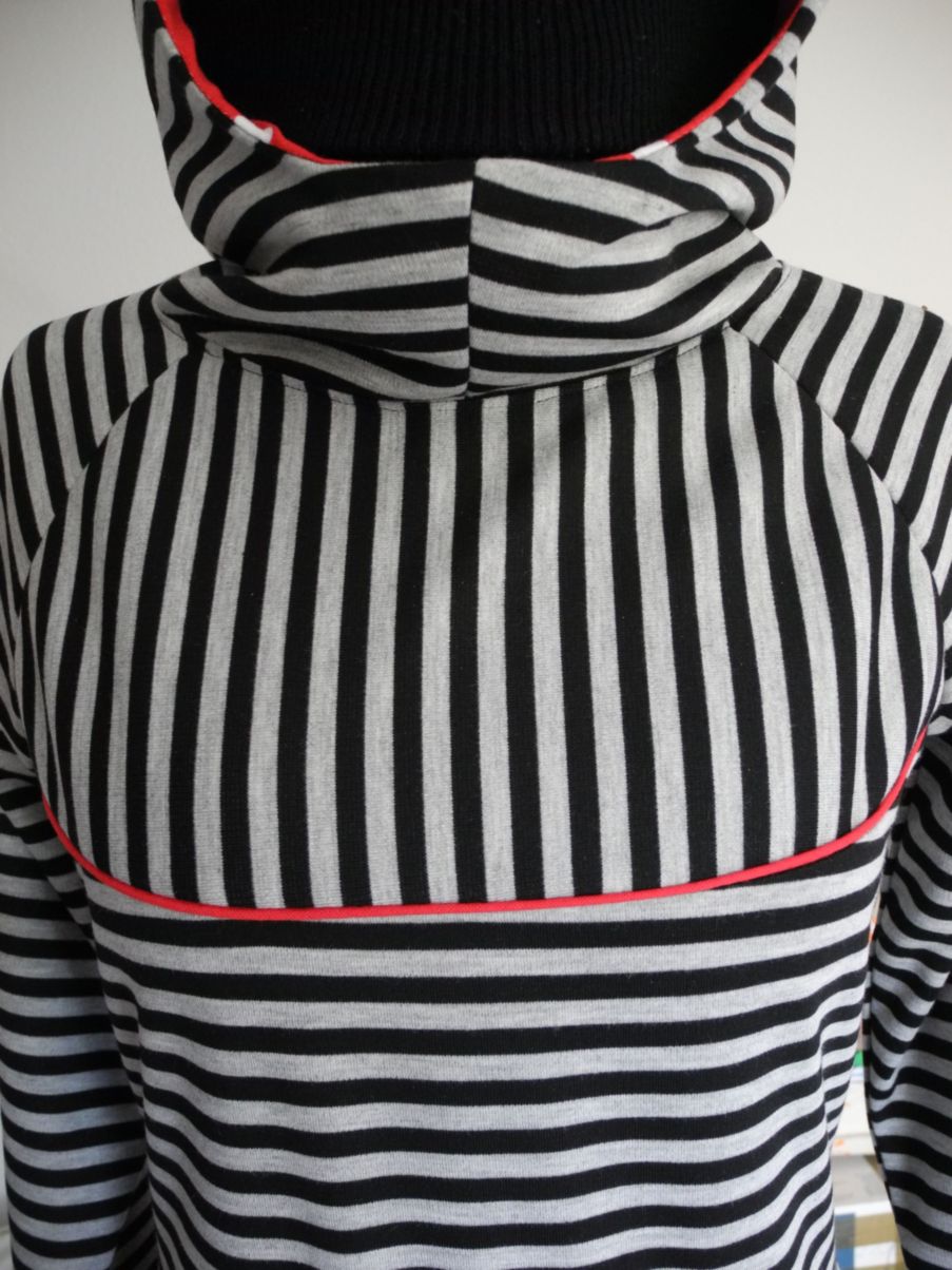 Hoodie Kleid Und Shirt Schnittmuster Bildnahanleitung Frieda Gr 34 58 Laveya Schnittmuster