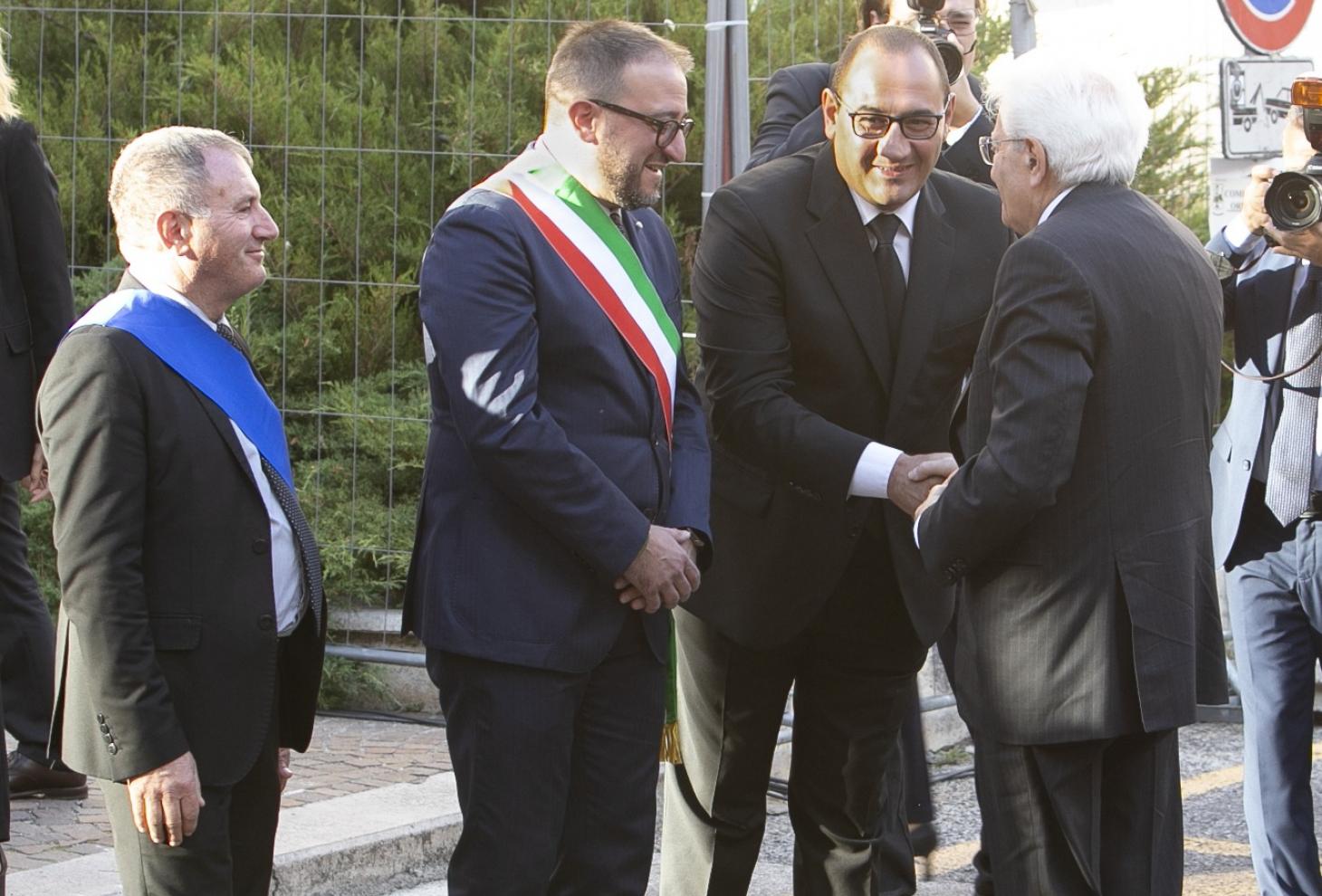 Visita Mattarella: Imprudente accoglie a L’Aquila il capo dello Stato in occasione dell’Assemblea Upi