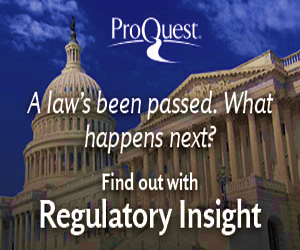 Find Reg Histories in ProQuest Regulatory Insight | A Library with a ...