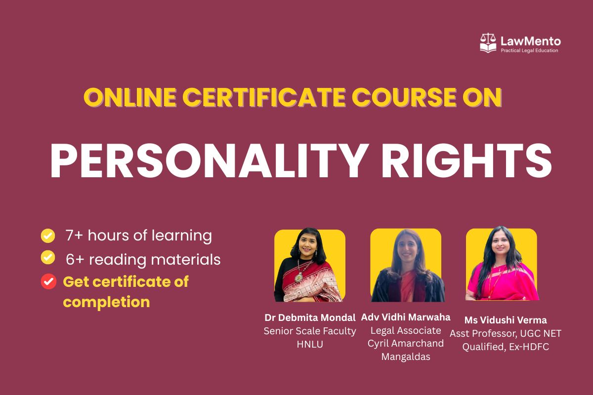 Personality Rights Course