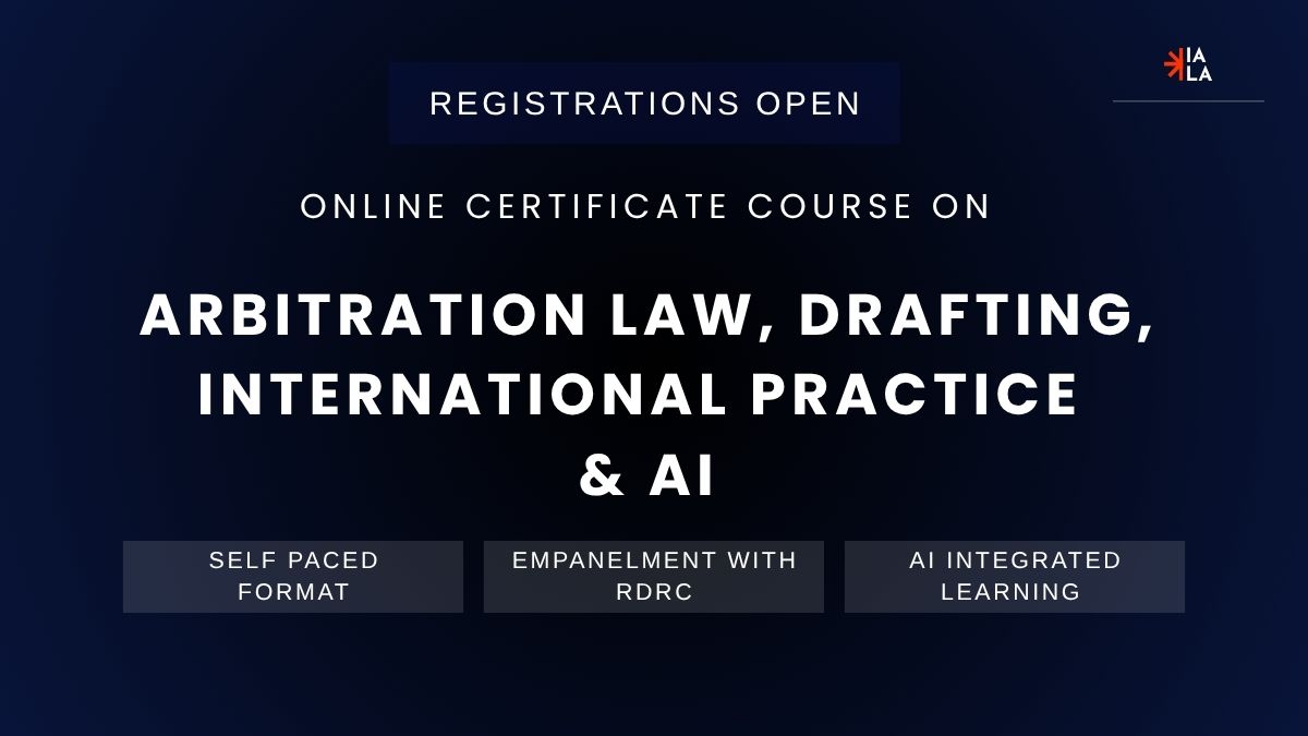 Arbitration Course IALA