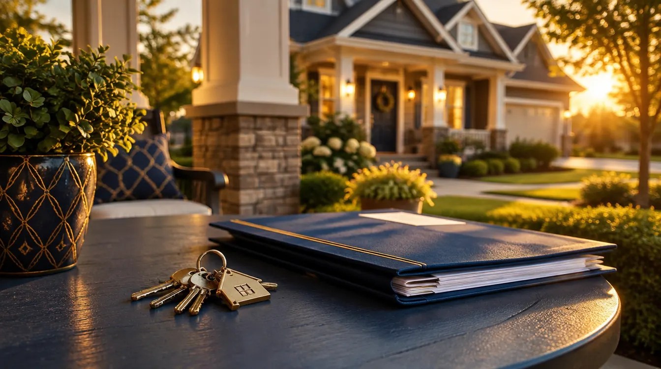 Judicial vs nonjudicial foreclosure — a family home with mortgage papers