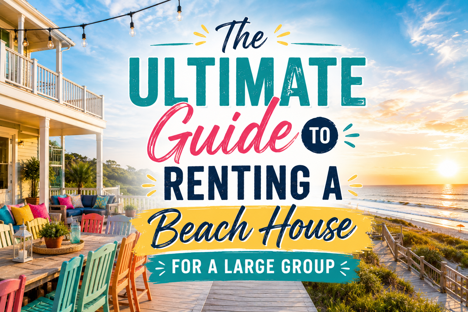 The Ultimate Guide to Renting a Beach House for a Large Group