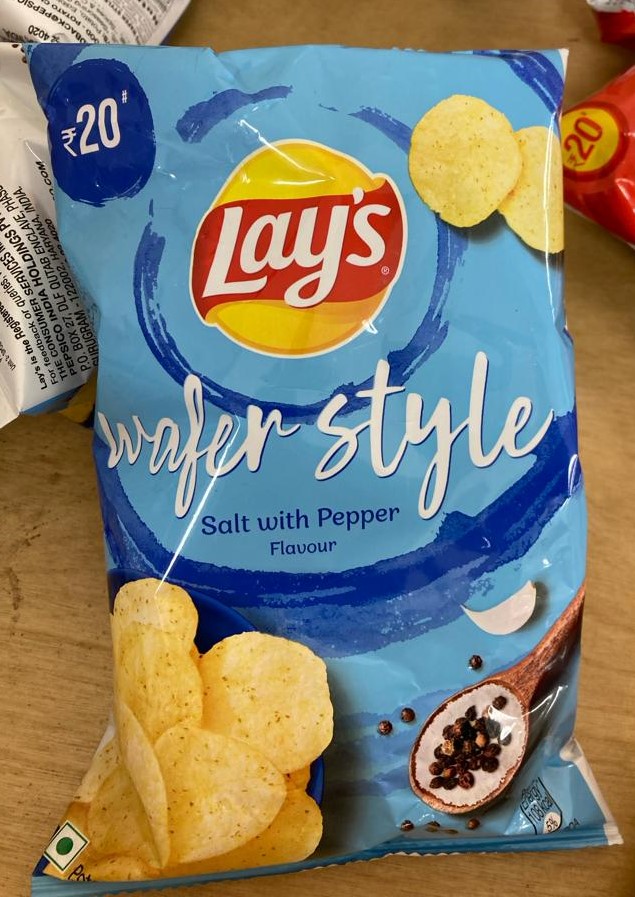 wafer style lays blue