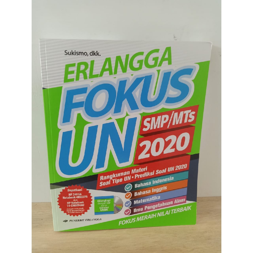 Jual detik detik un smp 2020 1set lengkap bhs inggris bhs. Erlangga Fokus Un Smp Mts 2020 Rangkuman Materi Soal Tipe Un Prediksi Un 2020 Lazada Indonesia