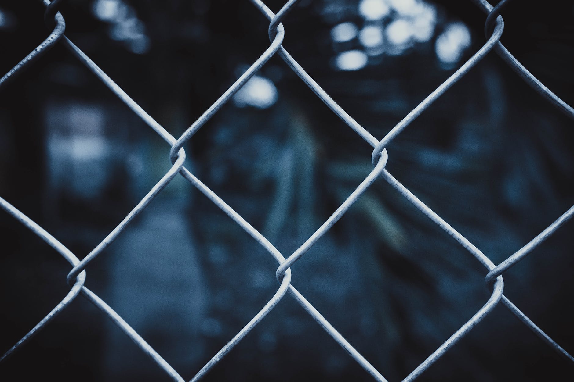 close up photo of chain link fence